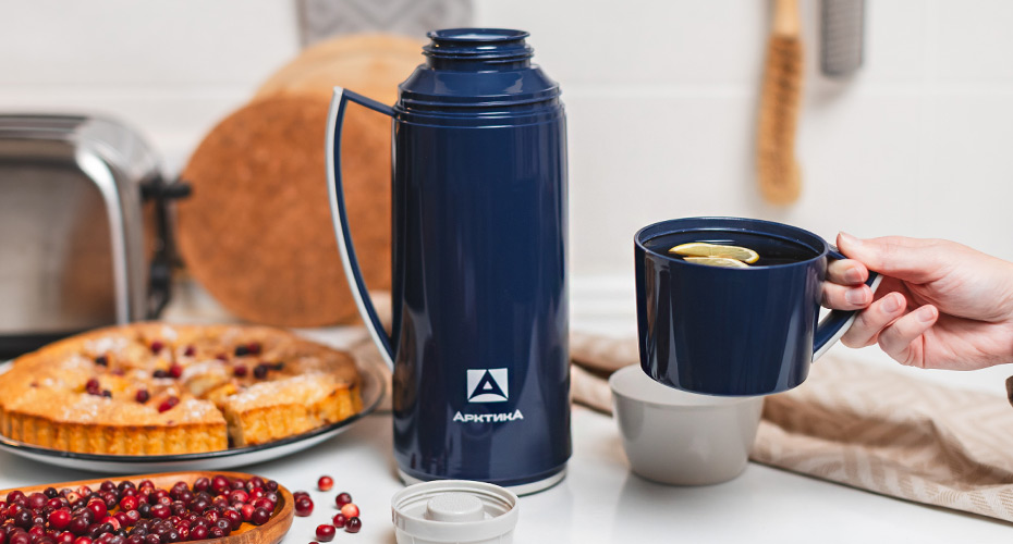 Стеклянный термос