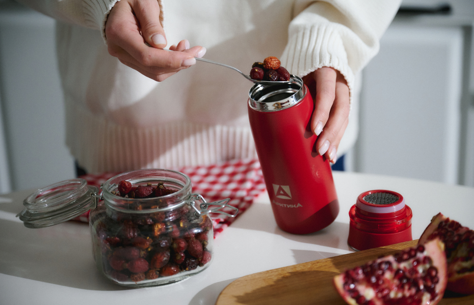 Термокружка с винтовой крышкой