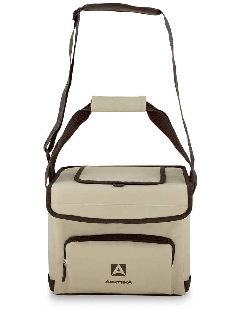 Термосумка-холодильник 10л серии 3001 бежевая с люком - 2