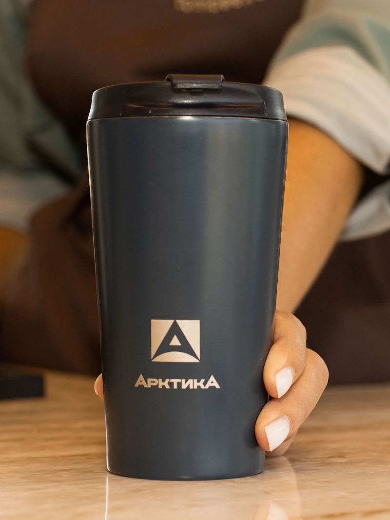 Термокружка 0.36л серии 716 «Индиго» для напитков - 2