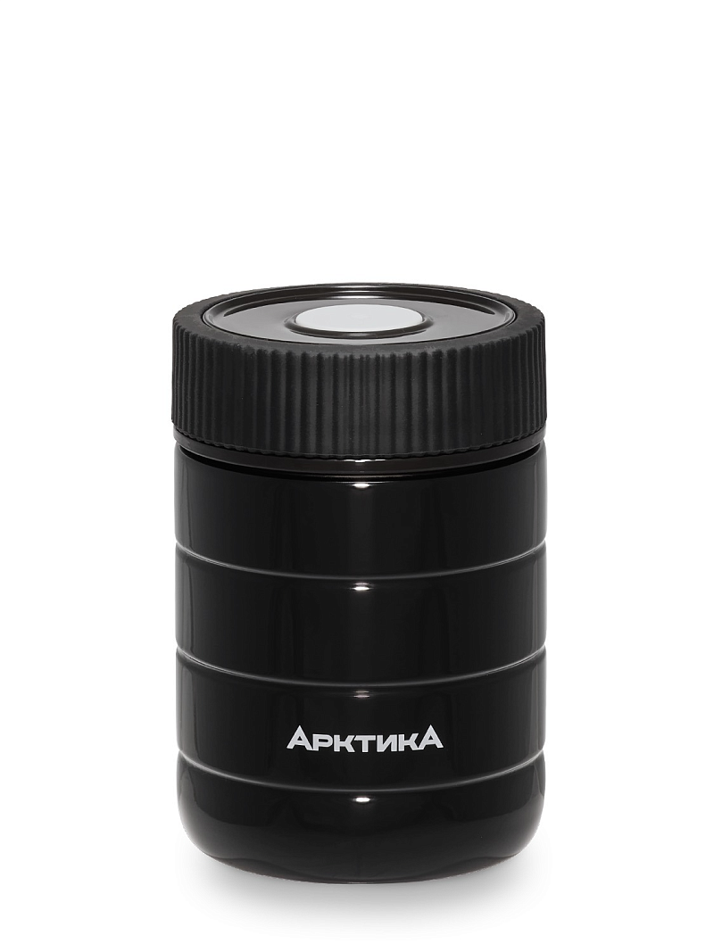 Черный термос для еды на 0.48л (уценка) - 1