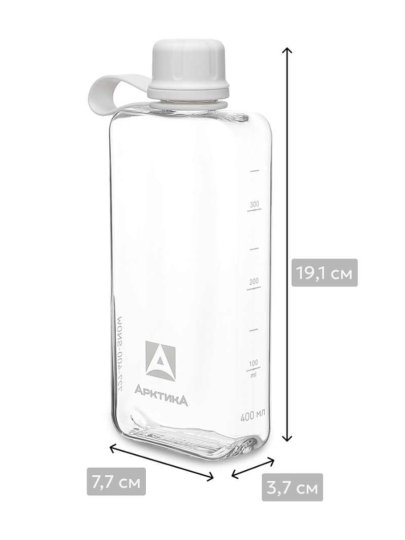 Тритановая бутылка 0.4л серии 727 «Снег» - 6
