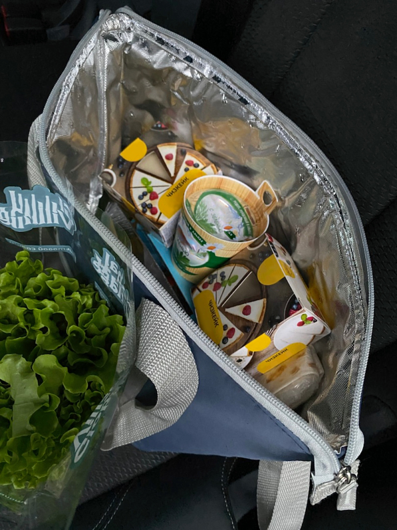 Сумка-холодильник 10л серии 3100 синяя компактная - 6