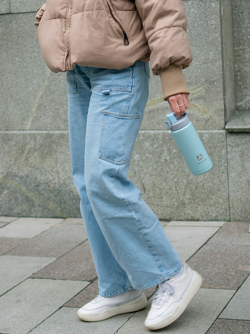 Термокружка 0.5л серии 702 «Сититерм» голубая - 6