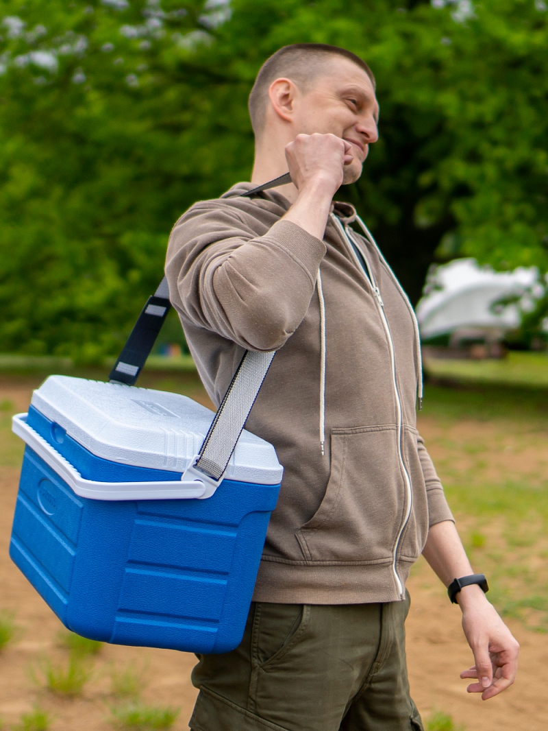 Синий термоконтейнер 2000 на 20 литров - 9