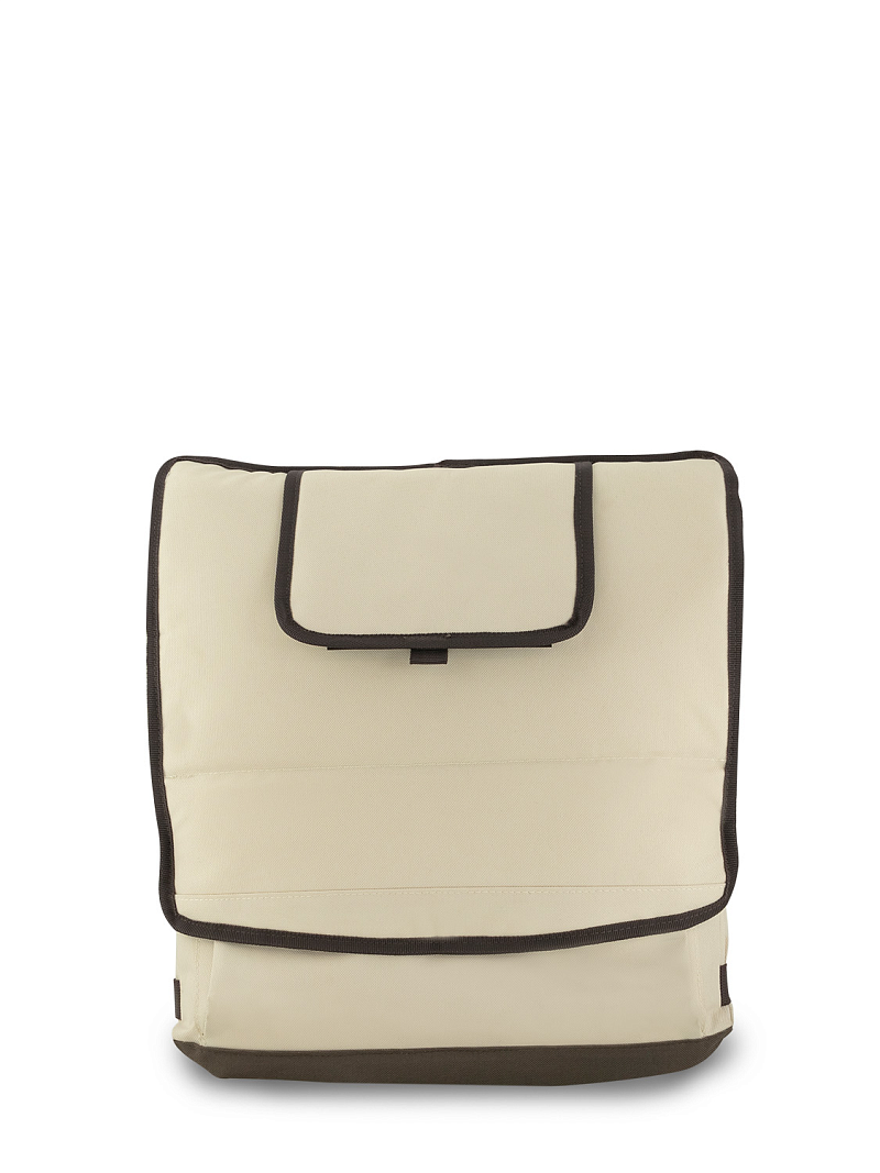 Термосумка-холодильник 30л серии 3001 бежевая с люком - 7