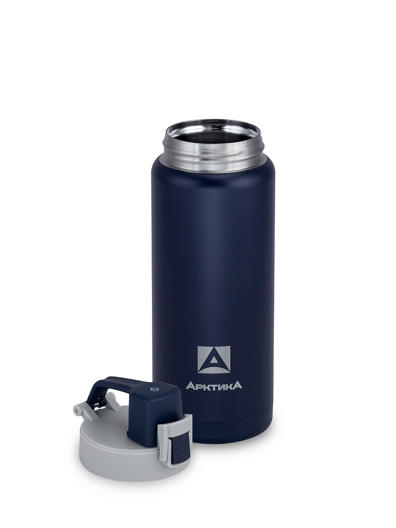 Термокружка 0.5л серии 702 «Сититерм» синяя (уценка) - 5