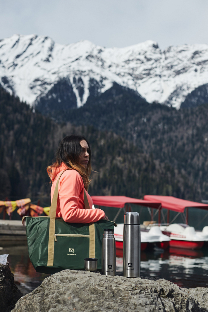 Термос 0.5л серии 101 стальной с узким горлом - 2