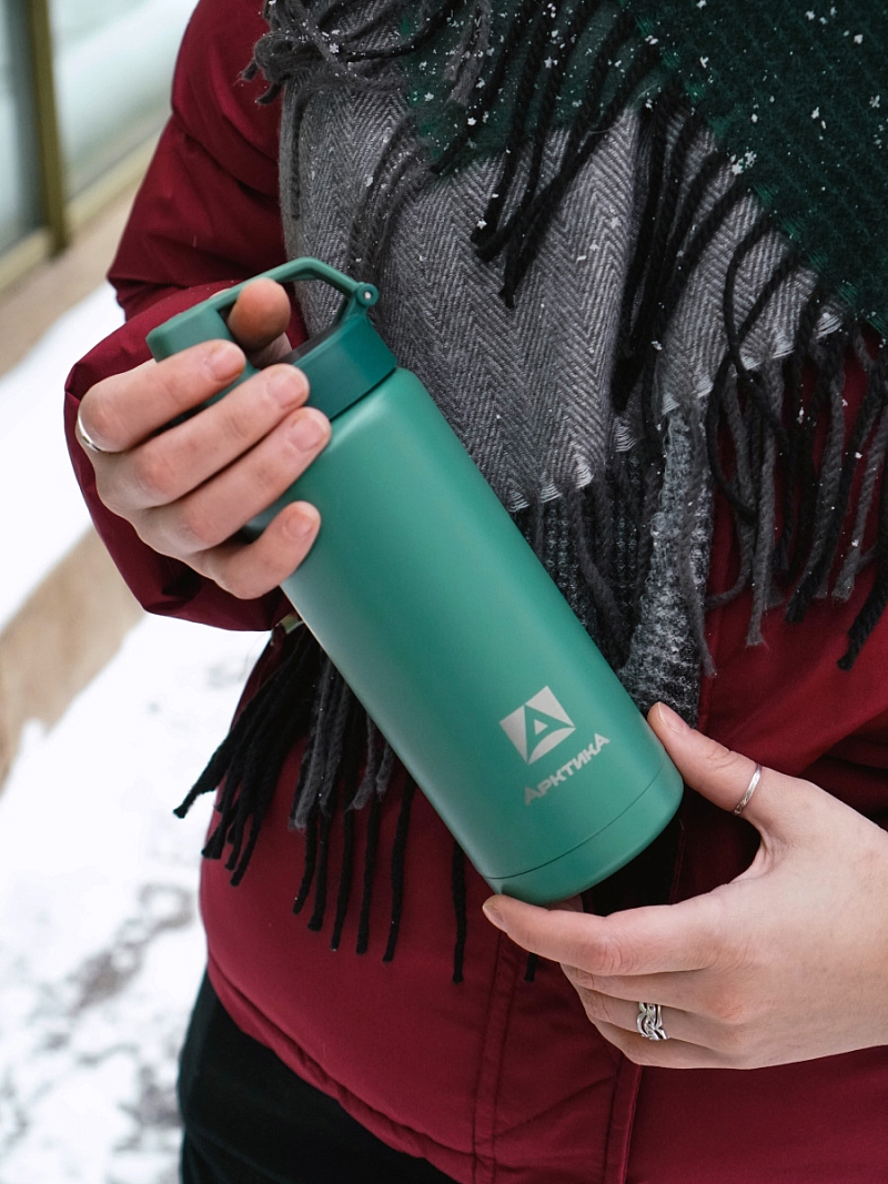 Термокружка 0.5л серии 702 «Сититерм» «Хвоя» с ситечком - 4