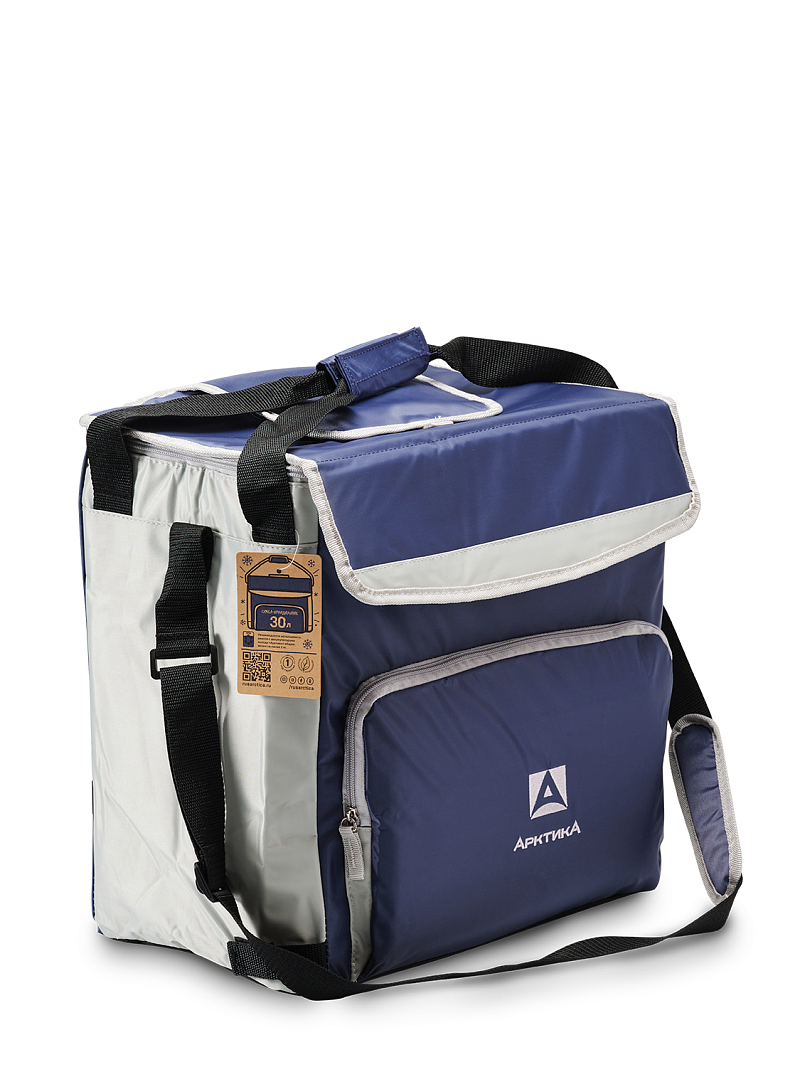 Термосумка-холодильник 30л серии 3001 синяя с люком - 1