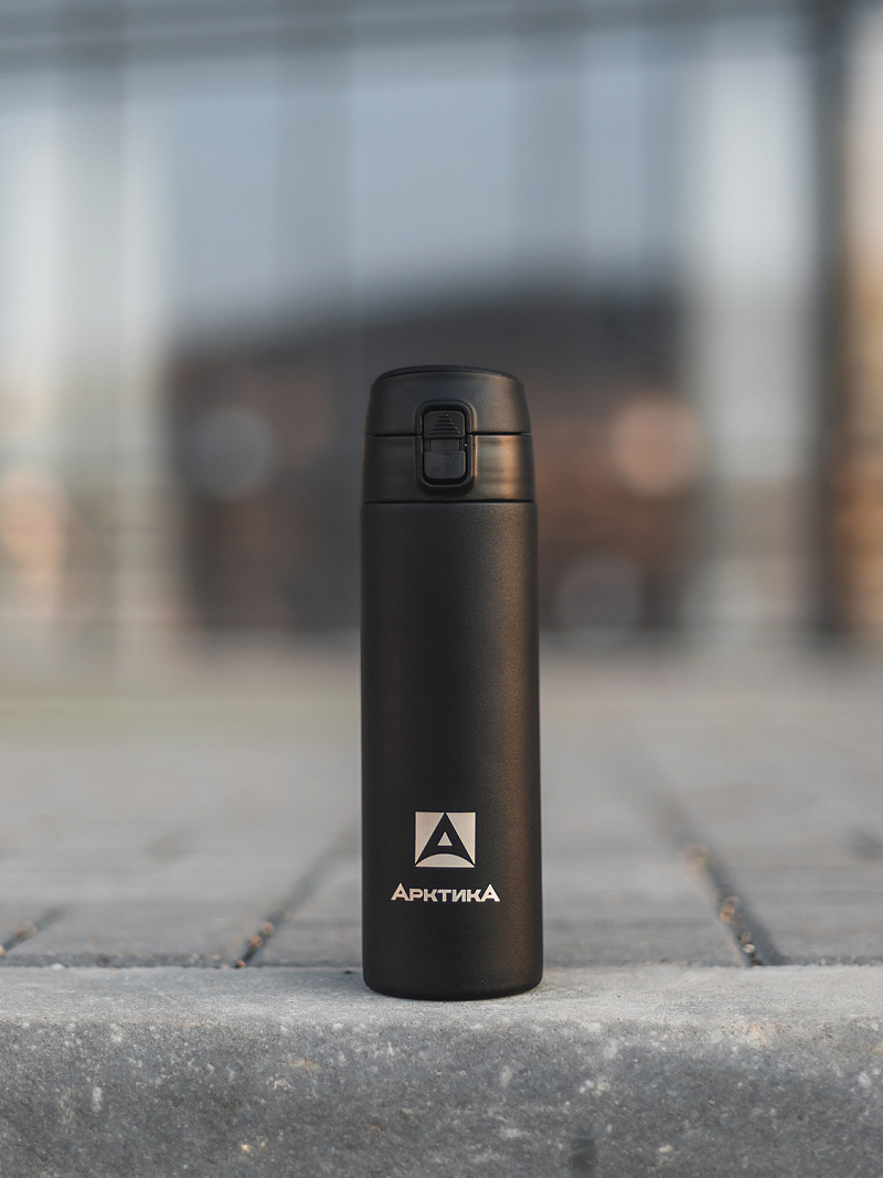 Термокружка 0.5л серии 705 чёрная текстурная - 2