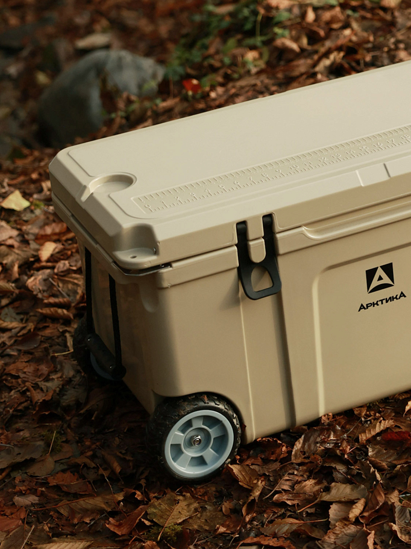 Бежевый термоконтейнер 2600 на 120 литров - 9