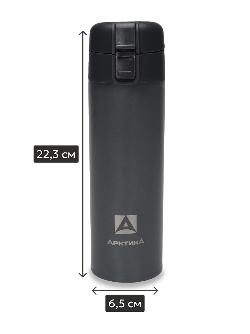 Термокружка  0.47л серии 703 графит с ситечком - 5