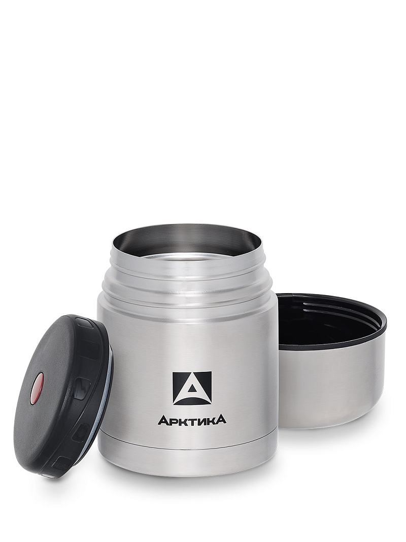 Термос 0.5л серии 301 для еды стальной с широким горлом - 3