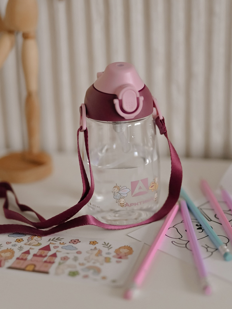 Тритановая бутылка 0.48л серии 730 «Вишня» с наклейками - 6