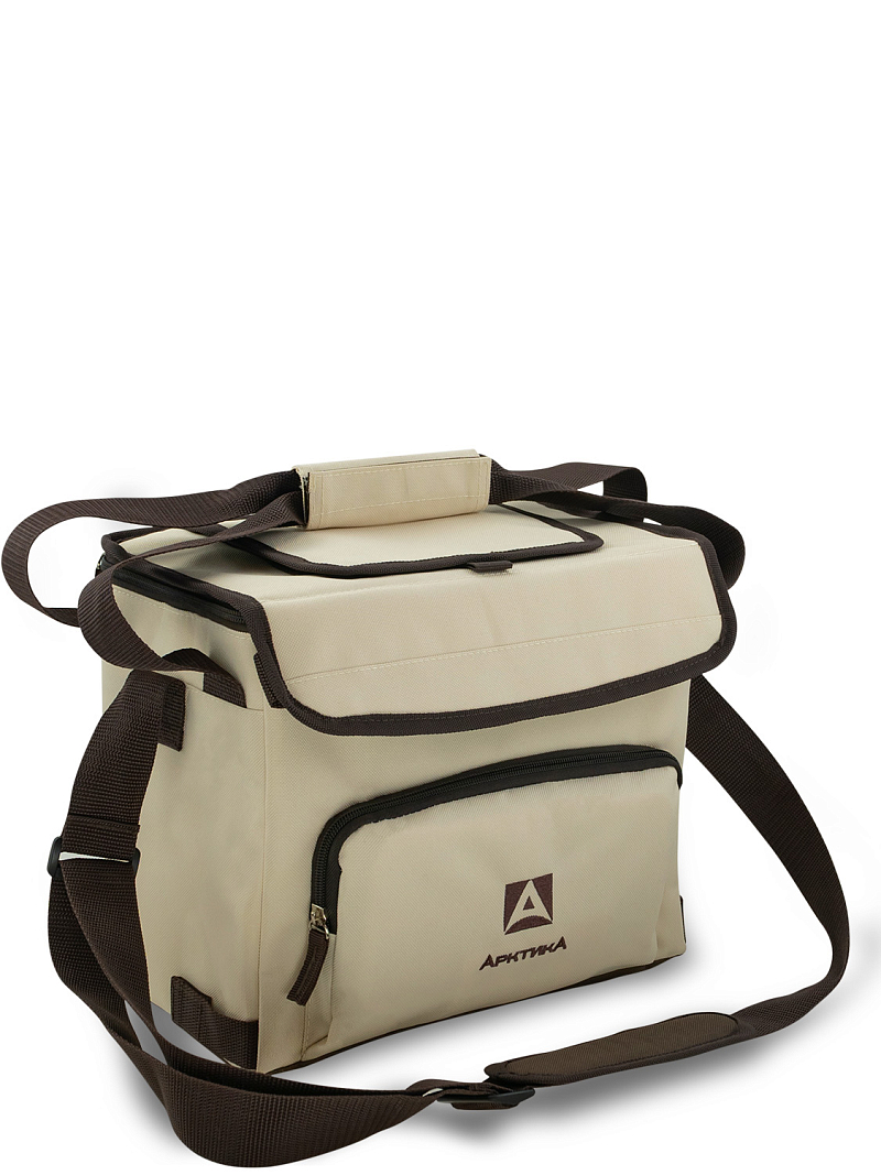 Термосумка-холодильник 10л серии 3000 бежевая с люком - 1