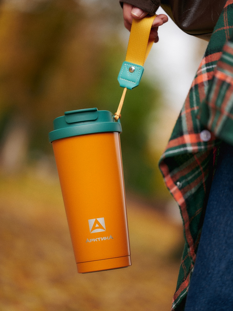 Термокружка 0.5л серии 714 «Морошка» с двойной питьевой системой - 6