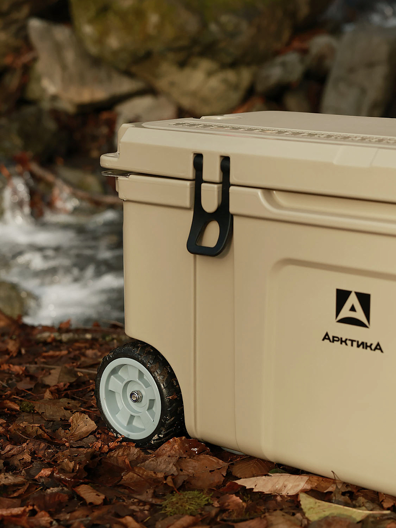 Бежевый термоконтейнер 2600 на 55 литров - 10