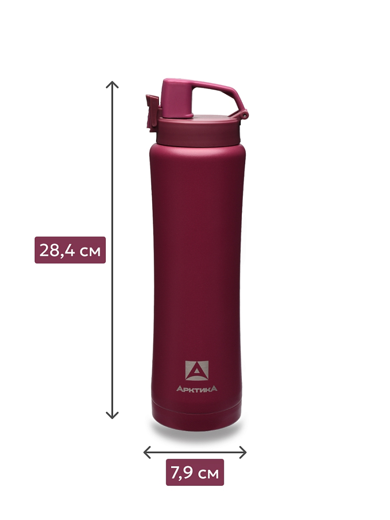 Термокружка 0.75л серии 702 «Сититерм» «Вишня» с ситечком (уценка) - 5