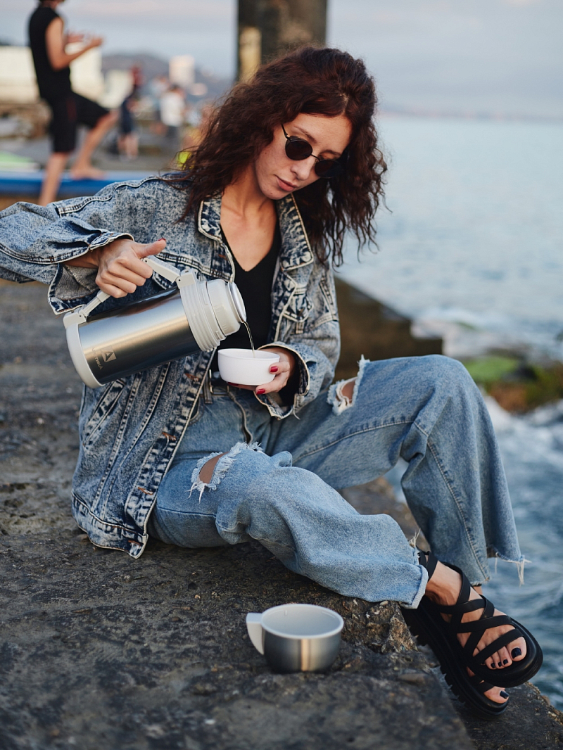 Термос 1.5л серии 205 стальной с лаковым покрытием (уценка) - 6