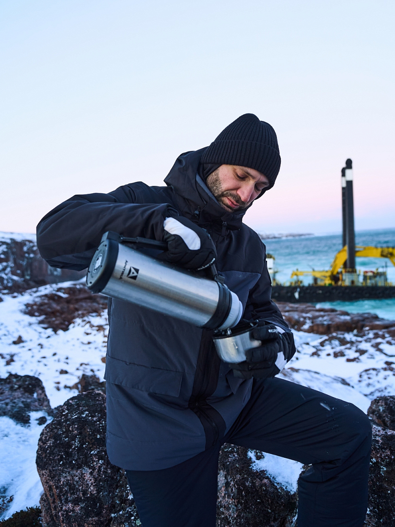 Термос 1.8л серии 201 стальной универсальный - 2