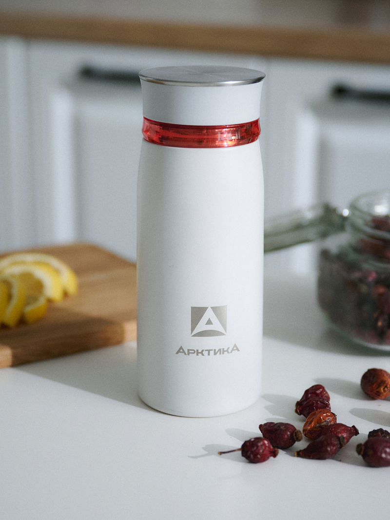 Термокружка 0.32л серии 715 «Арктика» с ситечком - 4