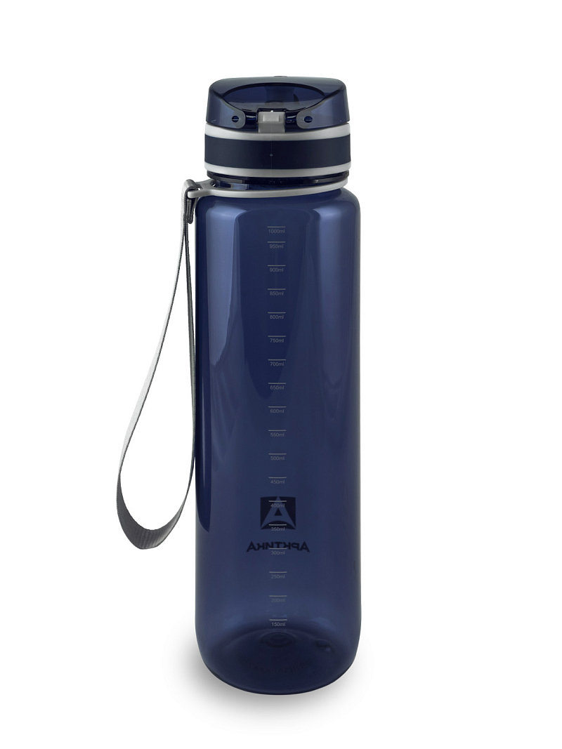Тритановая бутылка 1л серии 720 глянцевая синяя с ситечком - 7