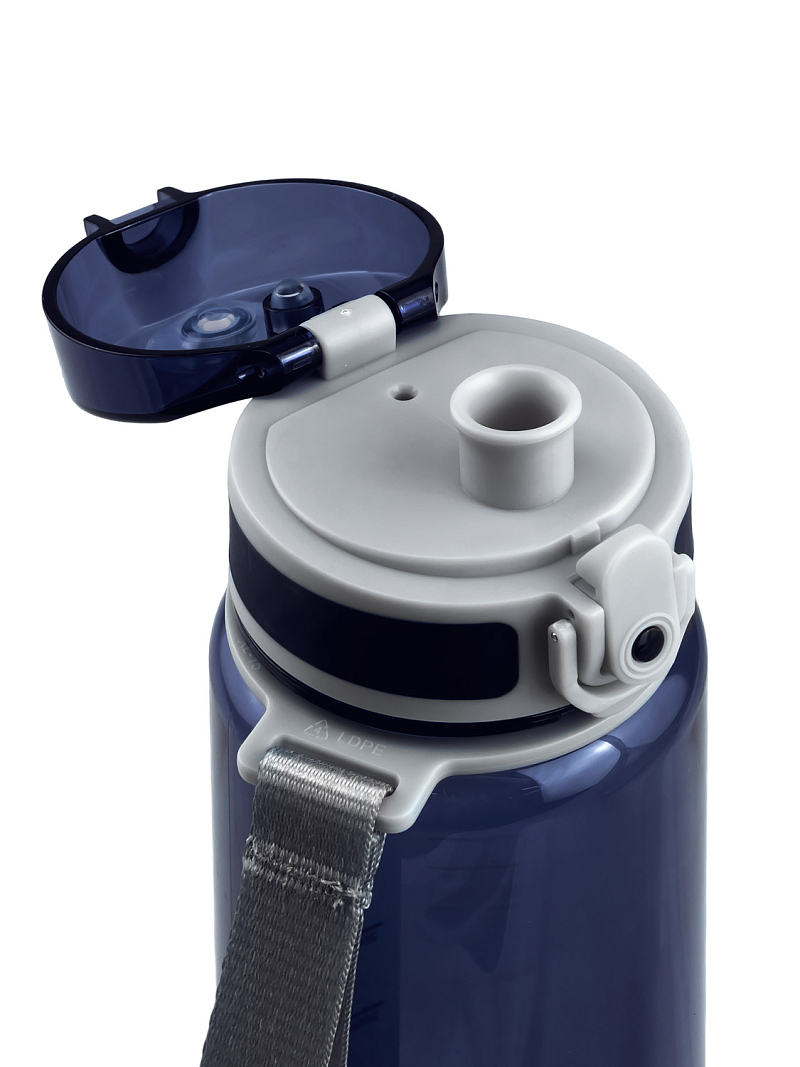 Тритановая бутылка 1л серии 720 глянцевая синяя с ситечком - 8