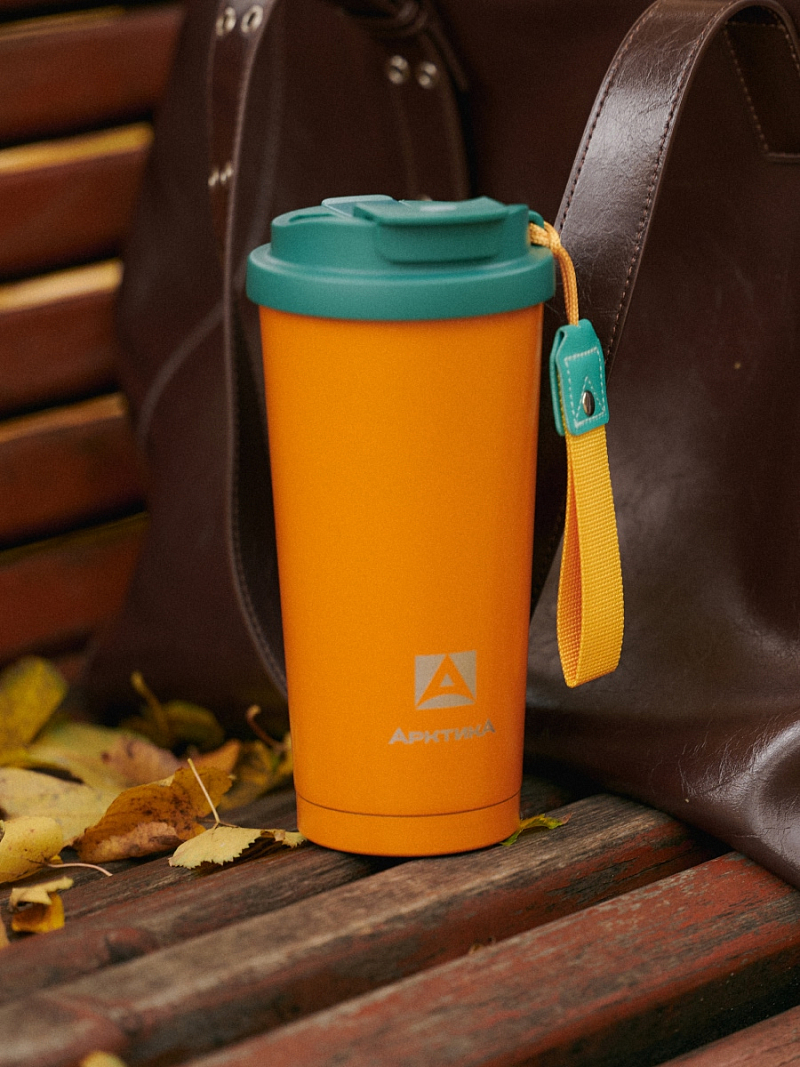 Термокружка 0.5л серии 714 «Морошка» с двойной питьевой системой - 2