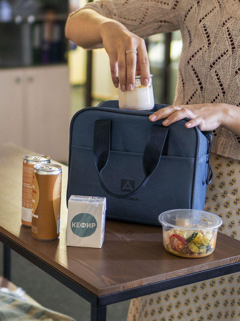 Термосумка 7.5л серии 3300 синяя для ланча - 5