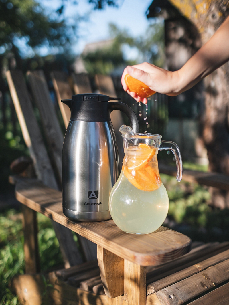 Термос-кувшин 1.9л серии 605 стальной - 4