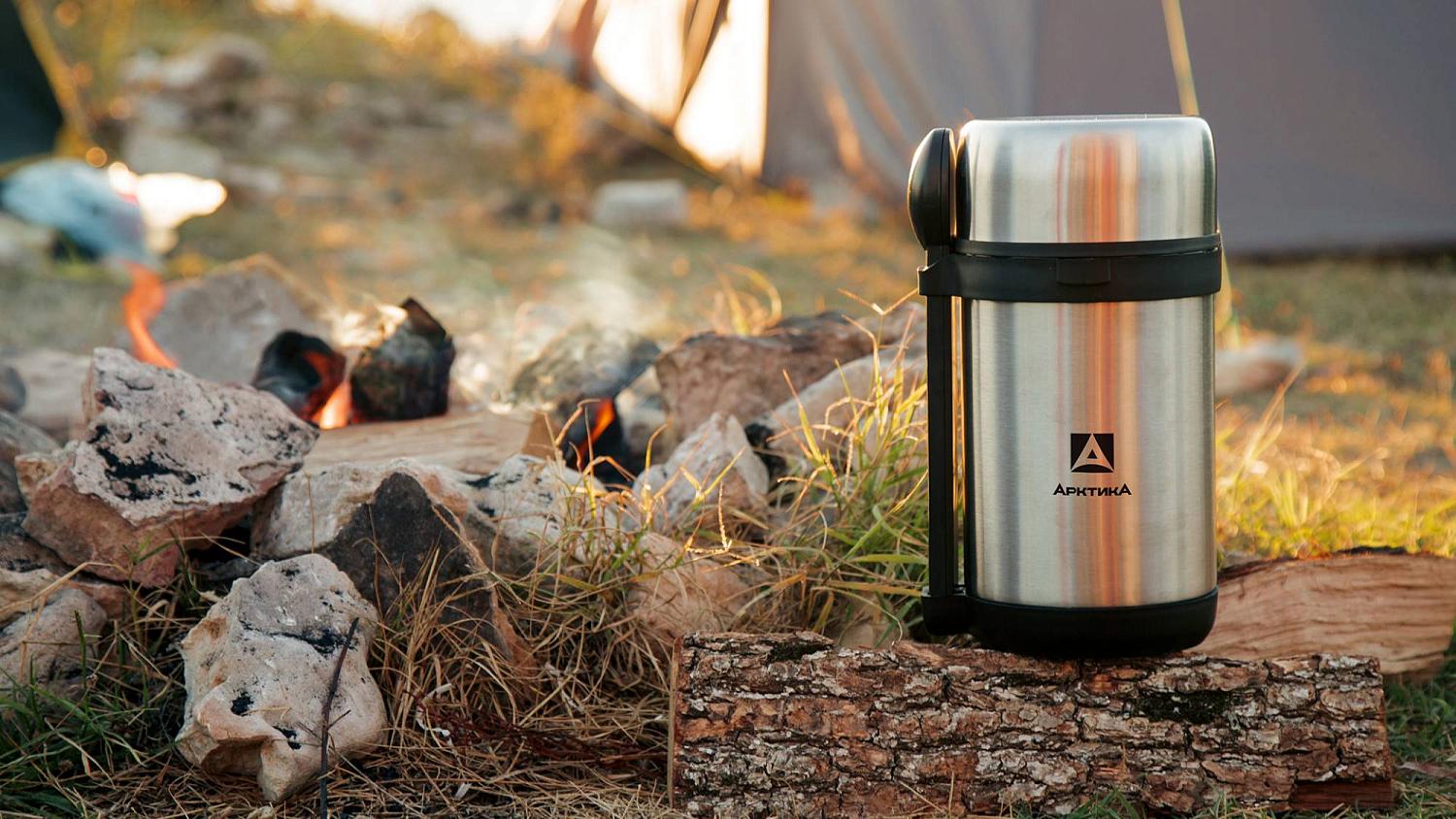 Приготовьте обед заранее – термос с контейнерами 403-й серии сохранит горячим первое и второе блюда!