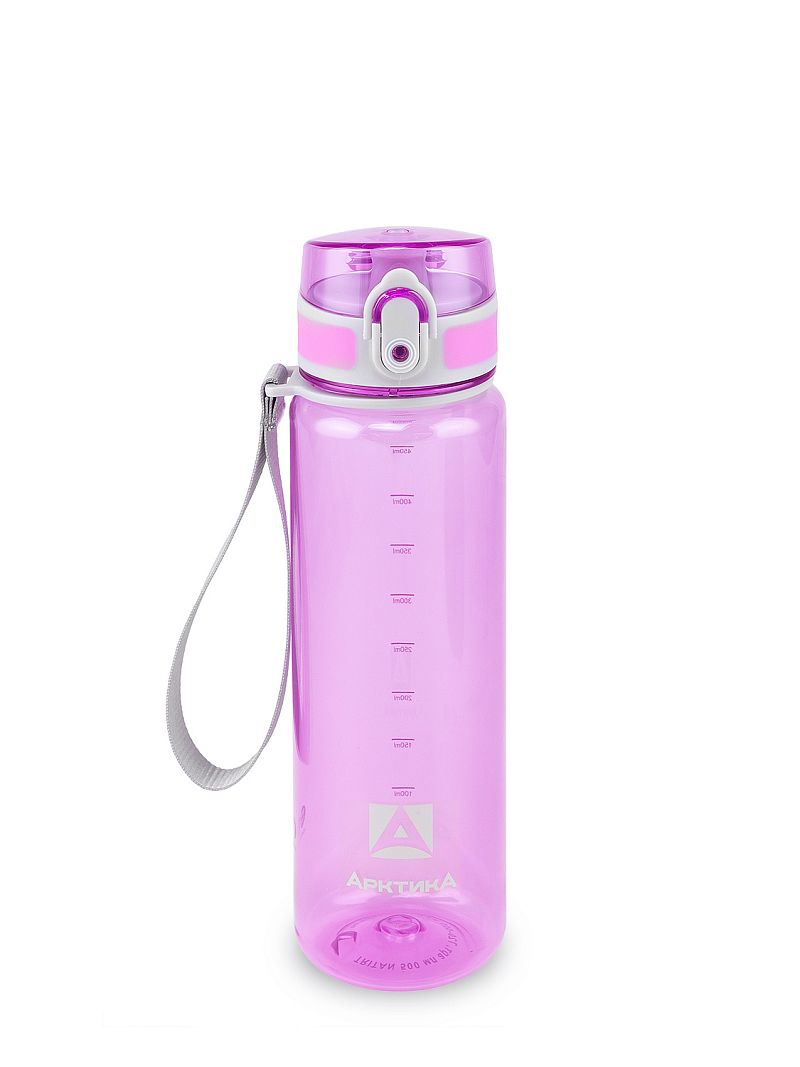 Тритановая бутылка 0.5л серии 720 глянцевая лавандовая с ситечком - 1