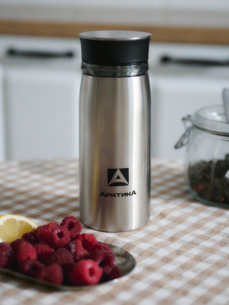 Термокружка 0.32л серии 715 стальная с ситечком - 4