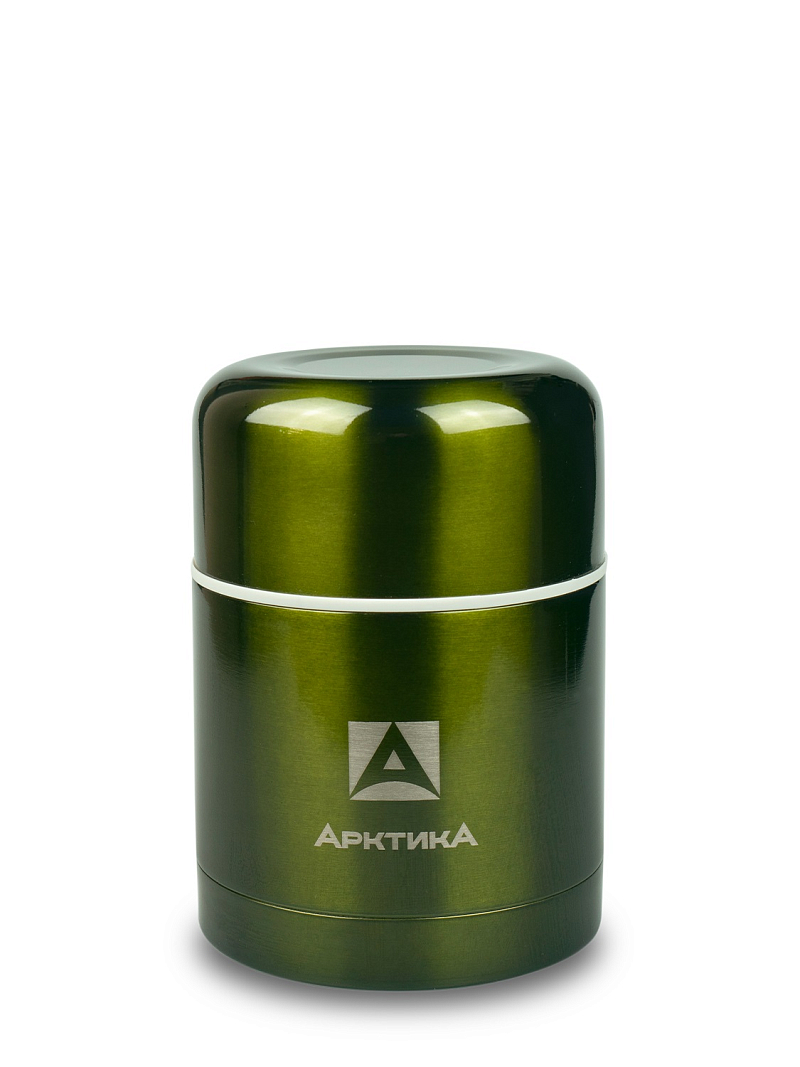 Термос 0.5л серии 302 зеленый с широким горлом - 1
