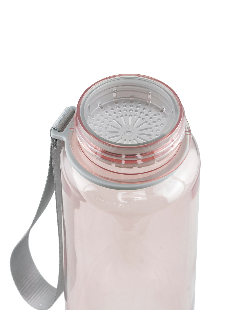 Тритановая бутылка 0.5л серии 720 глянцевая розовая с ситечком - 5