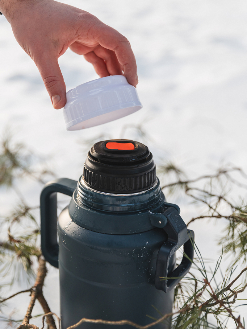 Термос 2.5л серии 206 «Индиго» с ситечком - 7