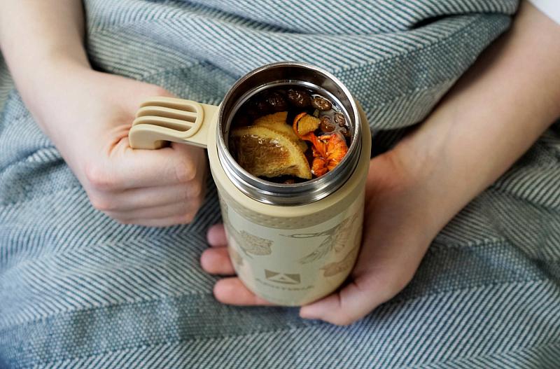 Напитки в термосе в сезон простуд