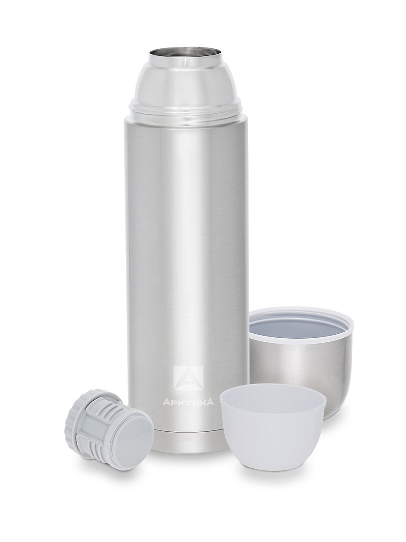 Термос 1.2л серии 105 стальной с лаковым покрытием и узким горлом - 3