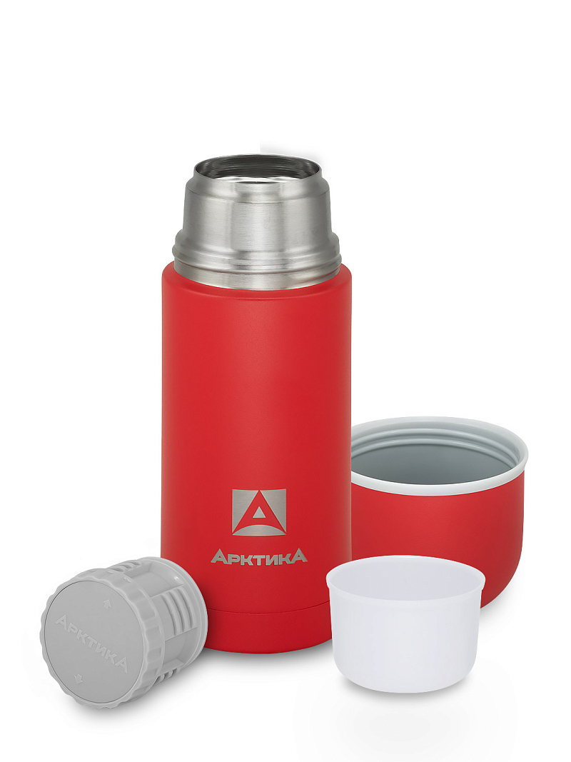  Термос 0.5л серии 105 красный с узким горлом - 3