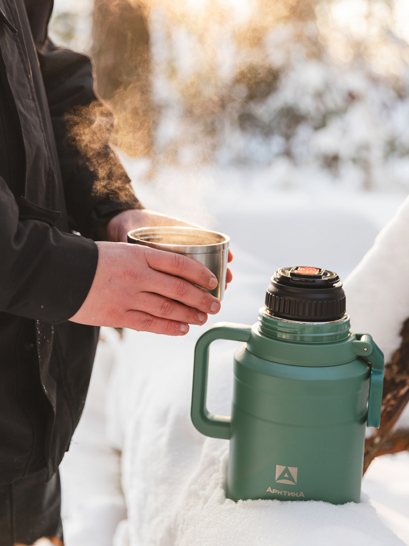 Термос 3л серии 206 «Хвоя» с ситечком - 2