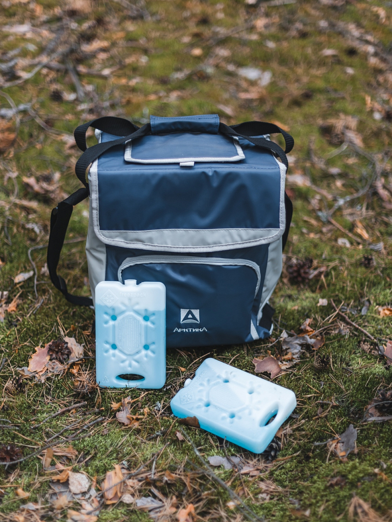 Термосумка-холодильник 20л серии 3001 синяя с люком - 12