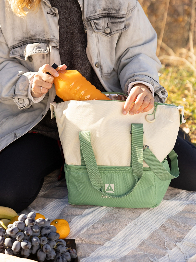 Термосумка-трансформер 11.5л серии 3600 зеленая - 6