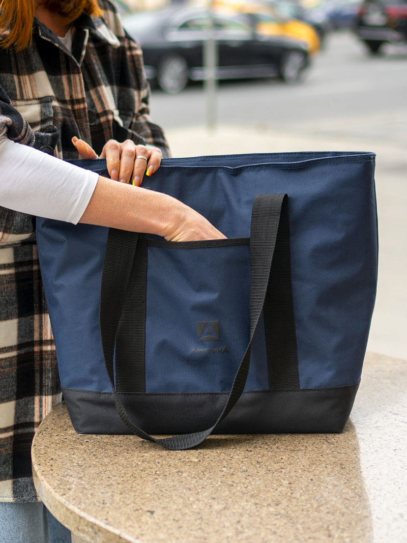 Термосумка-шоппер 17.5л серии 3400 синяя - 3