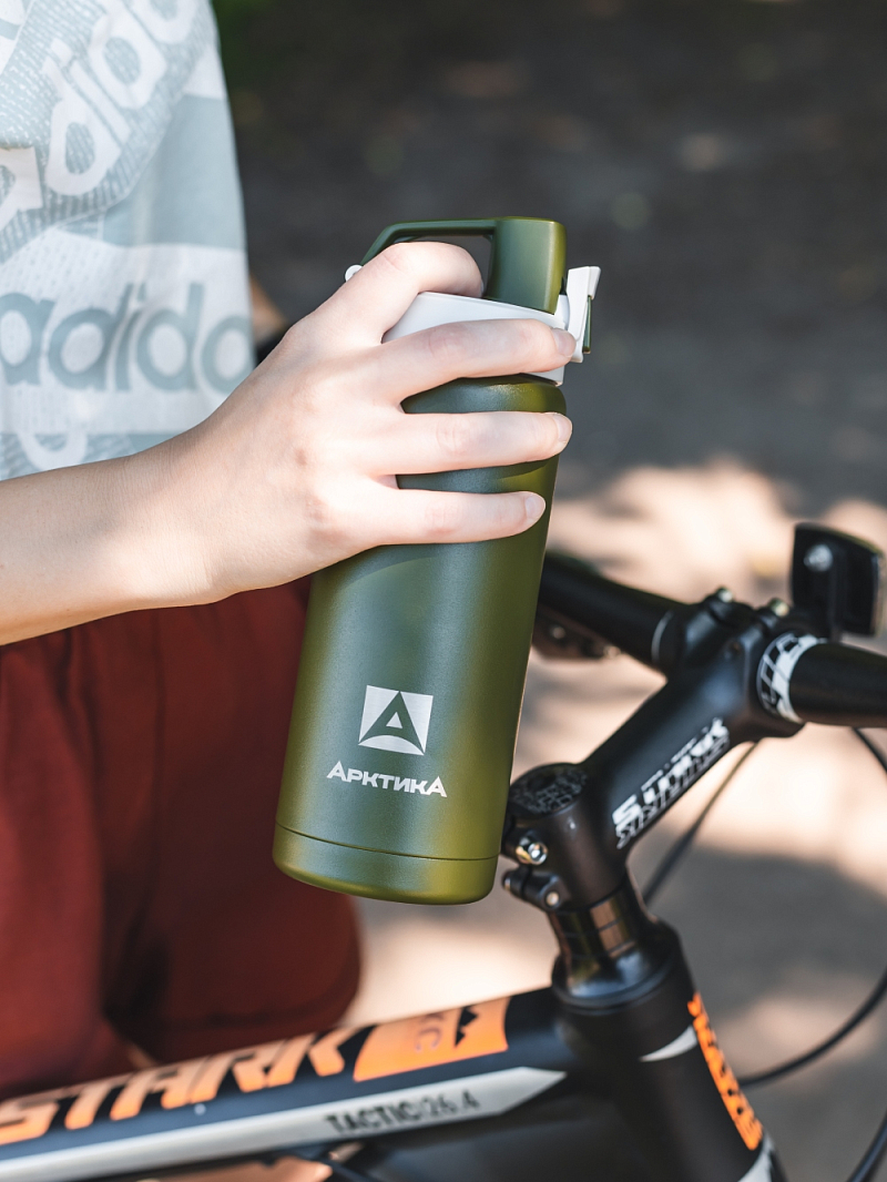 Термокружка 0.5л серии 702 «Сититерм» зелёная (уценка) - 6