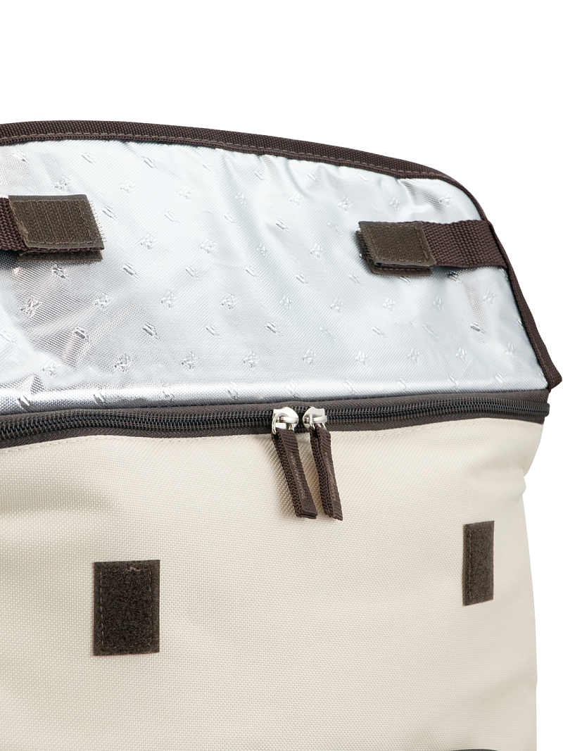 Термосумка-холодильник 10л серии 3001 бежевая с люком - 7