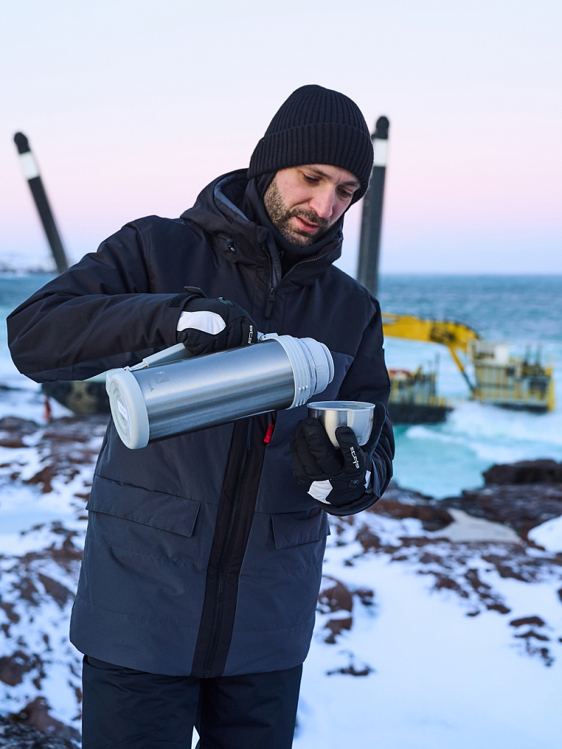 Термос 2л серии 205 стальной универсальный с лаковым покрытием - 6