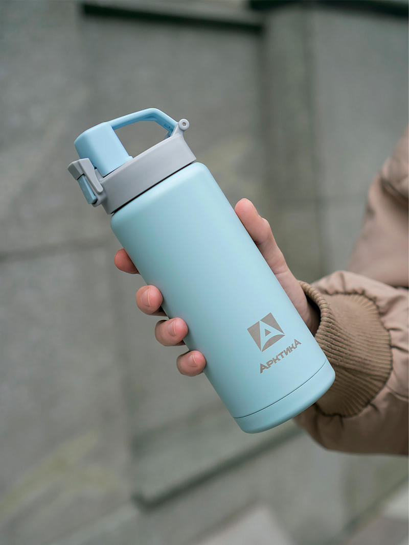 Термокружка 0.5л серии 702 «Сититерм» голубая - 2