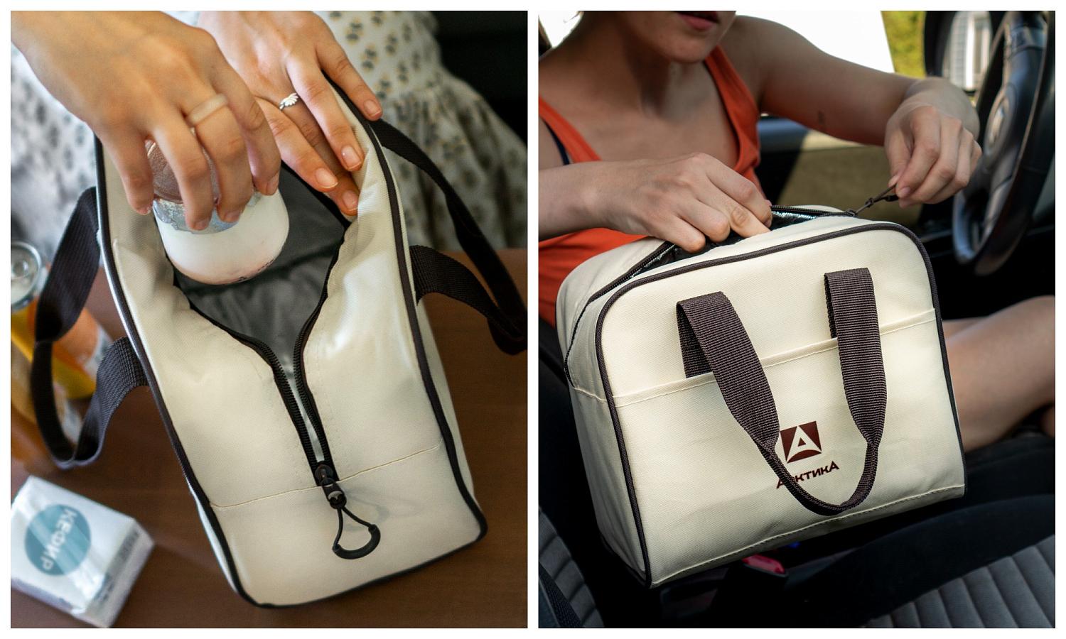 Лаконичный дизайн и универсальные расцветки термосумки для ланча «Арктика» везде впишутся и будут кстати под рукой и в автомобиле. 