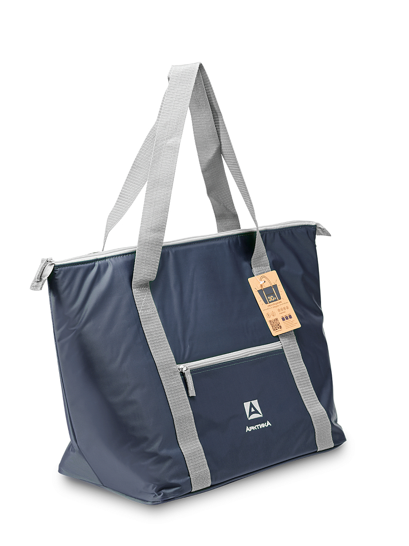 Сумка-холодильник 30л серии 3100 синяя компактная - 1